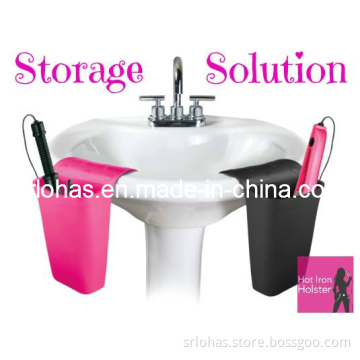 Heat Resistant Silicone Hot Iron Holster Hair Dryer Holder